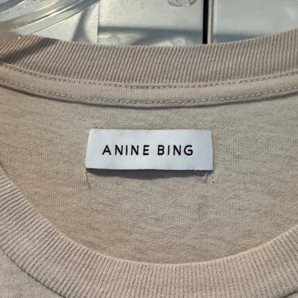 Anine Bing Kids Beige Tiger Tee - Picture 2 of 3